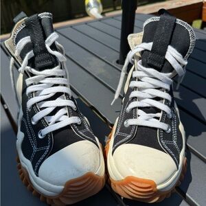 Converse Black and White High-Top Sneakers Classic Design